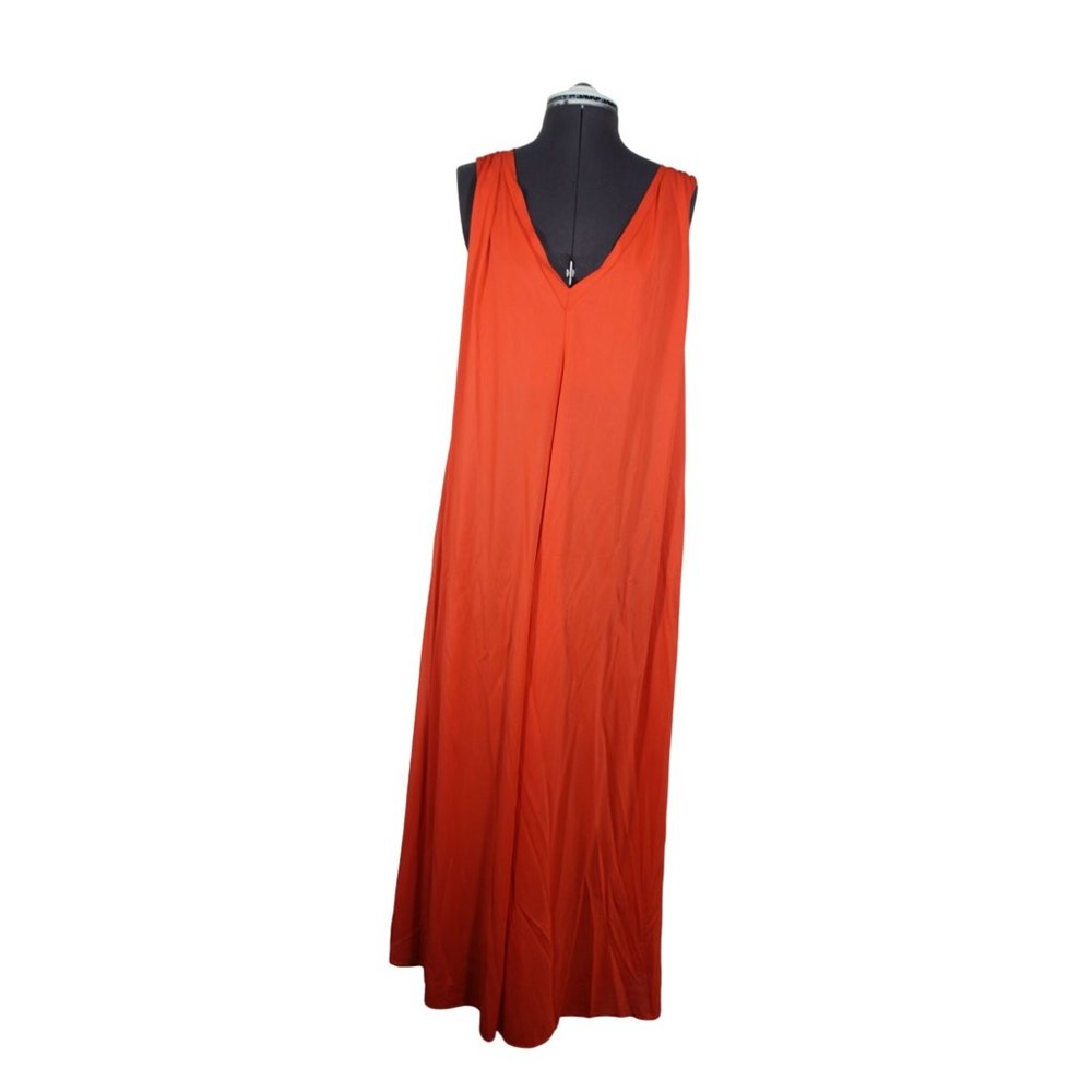 Gilead women's retro‎ vintage v-neck keyhole back slip dress nightgown S